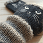 🔥 Зимно разпродажба – 49% по‑евтино! 😻 Безпръстови ръкавици с бродерия на котка – топли и стилни за зимата ❄️