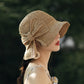 Foldable Sun Hat with Bow