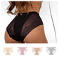 💥 Köp 2 få 3 gratis💕 Kvinnors sexiga blommiga spets mesh briefs