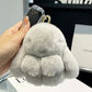 💕🐰 Ръчно изработени меки зайчета PomPom Charms（🎁Издание в кутия）