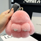 💕🐰 Ръчно изработени меки зайчета PomPom Charms（🎁Издание в кутия）