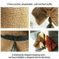 Foldable Sun Hat with Bow