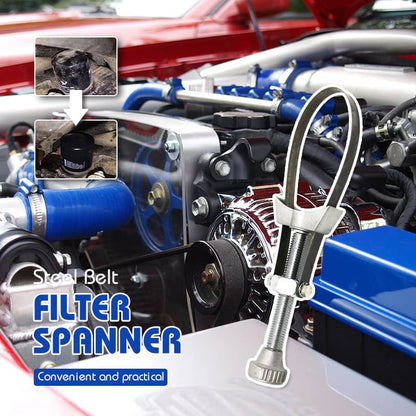 🔥 Филтърен ключ за стоманен колан | Дизайн с лесен захват 👨‍🔧👍