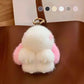 💕🐰 Ръчно изработени меки зайчета PomPom Charms（🎁Издание в кутия）