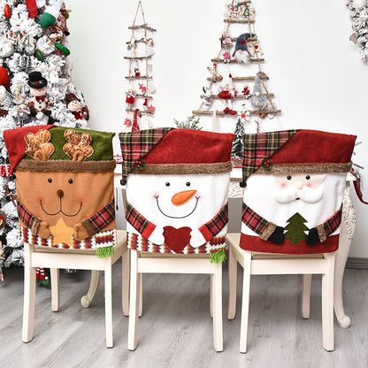 🎅 Коледна тема за покривка за стол 🪑💖