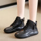 【✨2025 Нови продукти】👢Дебела подметка Faux Fuzzy ботуши