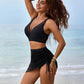 Комплект бикини с висока талия за жени
