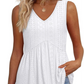 【S-2XL】👚 Плисиран топ без ръкави
