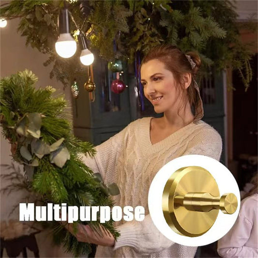 Кука от неръждаема стомана с вакуумна чашка (за коледни венци)