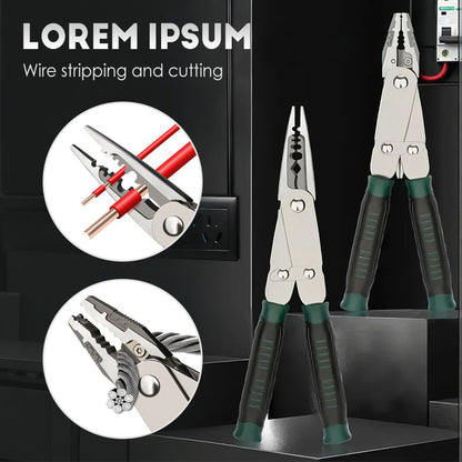 2-в-1 регулируеми клещи с двойна челюст