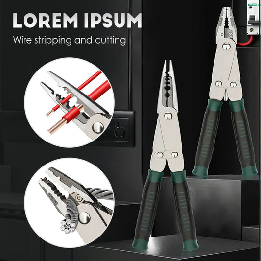 2-в-1 регулируеми клещи с двойна челюст