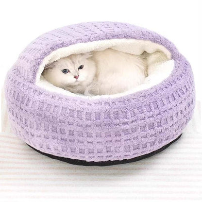 🐱Уютно легло за котки с качулка