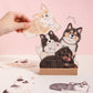 😻 3D настолен календар за 2026 г. с котки и кучета