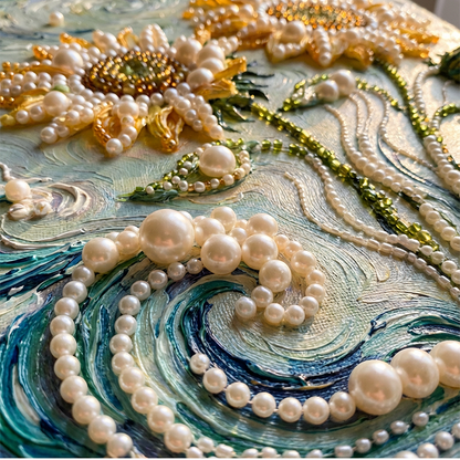 Комплект за рисуване с 3D камъни с рамка