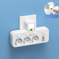 🔌Интелигентен удължител с USB портове (европейски щепсел)