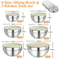 🥣Неръждаема стомана комплект за сервиране - Многофункционален кухненски прибор🧀🥕
