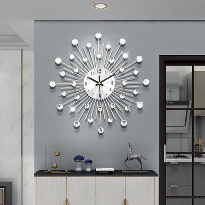 ✨🕰️ ⚡ Креативен стенен часовник със стрази 💎🏡
