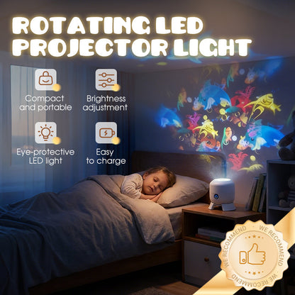✨Динамично въртяща се LED лампа за проектори