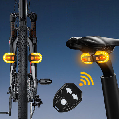 🚨Безжична задна светлина за велосипед с дистанционно управление 🚴💡