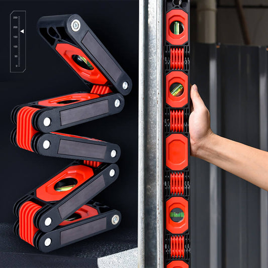 Ниво на сгъване | Прецизен измервател на ъгли и ниво | Сгъваема и регулируема 📐🔧✨