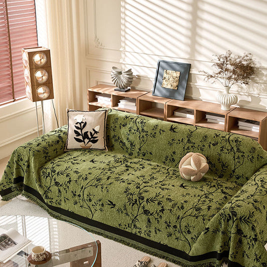 🔥Издръжливи и подходящи за домашни любимци калъфи за дивани от шенилна тъкан