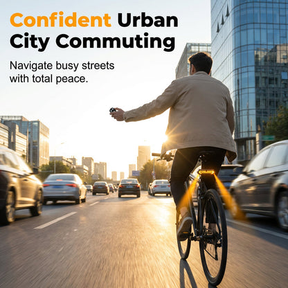 🚴 -30% ОТСТЪПКА СЕГА! 🔦 Безжични мигачи за велосипед – презареждаеми, водоустойчиви  💡