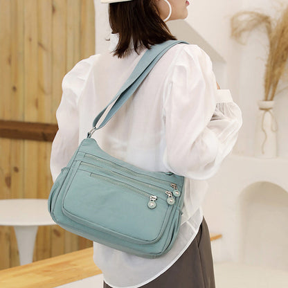 👜✨Лек найлонов кръстосан чанта с много джобове💖