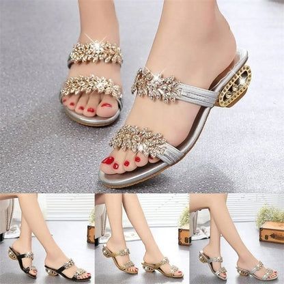 💎Висококачествени и модерни дамски сандали със стрази👡
