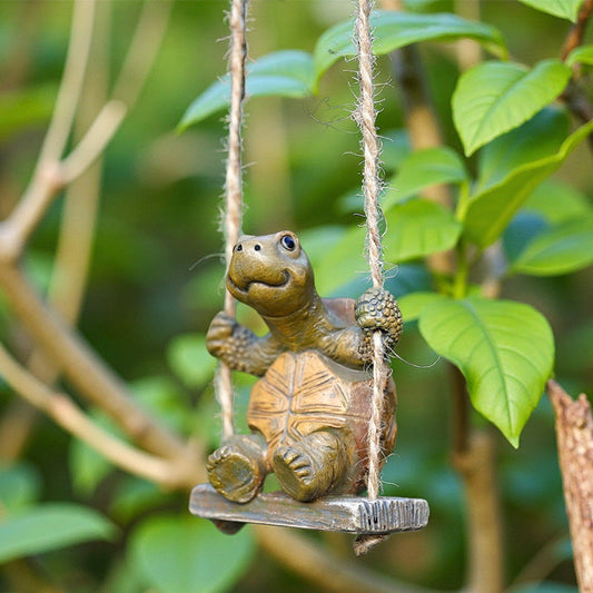 🐢 Фигурка на костенурка, декорация за окачване в градината и на терасата
