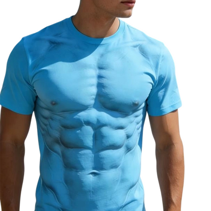 ☀️ Sommar-T-Shirt med Djärvt Tryck – Stilren, Bekväm, Perfekt för Vardag & Semester 👕