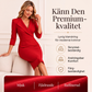 💰 Halva priset! 👗 V-ringad blazerkjol för kvinnor med 3/4-ärmar – elegant, bekväm, mångsidig, perfekt för kontor och fest. ✨
