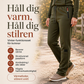 ❄️ Varma Fodrade Vinterbyxor Unisex – Dragsko & Dragkedjefickor, Vindtäta, Bekväma 🥾