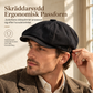 Vintage brittisk stil tidningspojkekeps för män och kvinnor, klassisk avslappnad flat cap, åttakantig basker