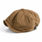 Vintage brittisk stil tidningspojkekeps för män och kvinnor, klassisk avslappnad flat cap, åttakantig basker