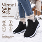 Vintervarma, halkfria, slit-skor för unisex